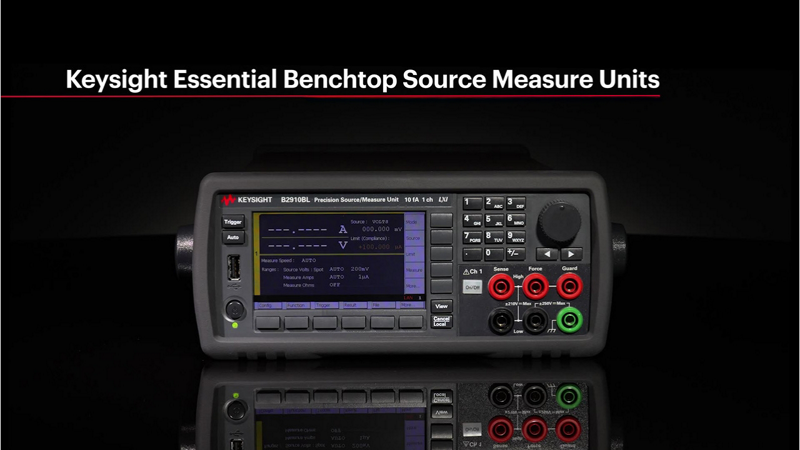Keysight Essential Benchtop Source Measure Units